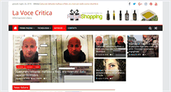 Desktop Screenshot of lavocecritica.com