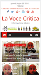 Mobile Screenshot of lavocecritica.com